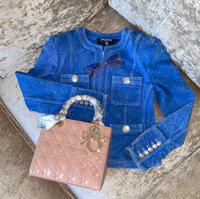 BALMAIN Denim Jeans Jacke Acid blau Silber Palladium HW neu! FR38 Düsseldorf - Heerdt Vorschau