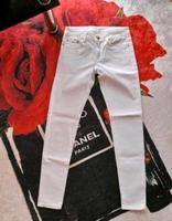 Michael Kors Jeans Hose weiß gold Gr S Sachsen-Anhalt - Kabelsketal Vorschau