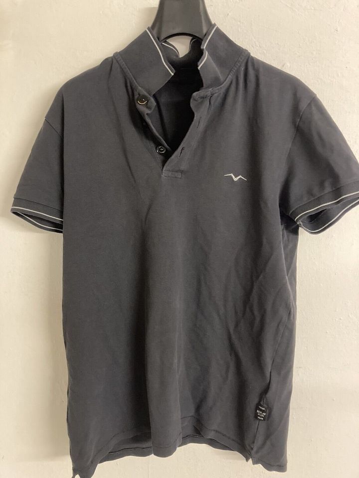 Replay Poloshirt dunkelgrau Gr. M in Köln