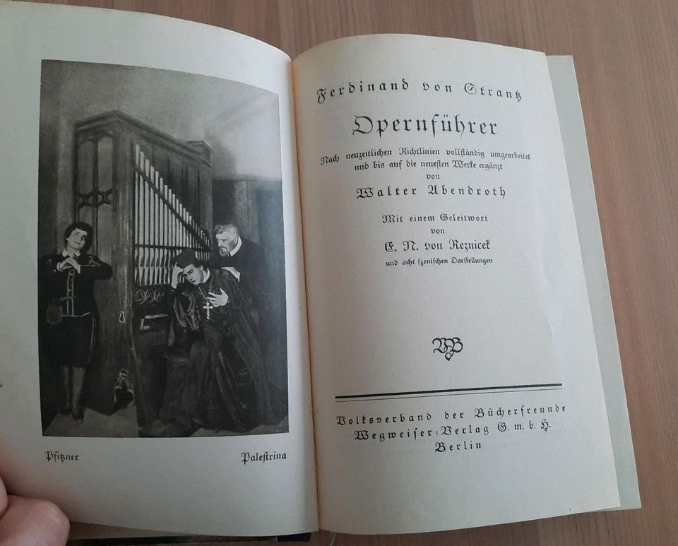 Ferdinand von Stranz Opernführer von 1935 # Antiquariat in Postbauer-Heng