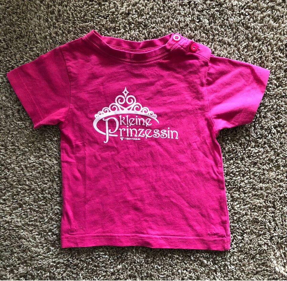 T-Shirt Kleine Prinzessin Gr. 80/86 pink Shirt in Bassum