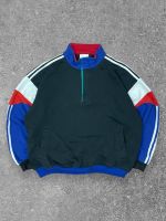 Adidas Vintage Zip Pullover Sweater Sweatshirt Quarter Half 90s Friedrichshain-Kreuzberg - Kreuzberg Vorschau