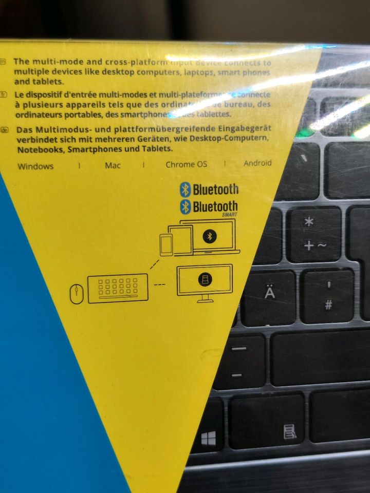 Maus + Tastatur (Bluetooth + 2.4GHz ) Neu Top Slim Deutsch in Dresden