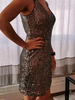 Cocktail Kleid (36) aus Pailletten Bayern - Starnberg Vorschau