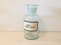 Acid Boric Cryst Apothekerflasche Glas Flasche Karaffe Apotheke Bayern - Ustersbach Vorschau