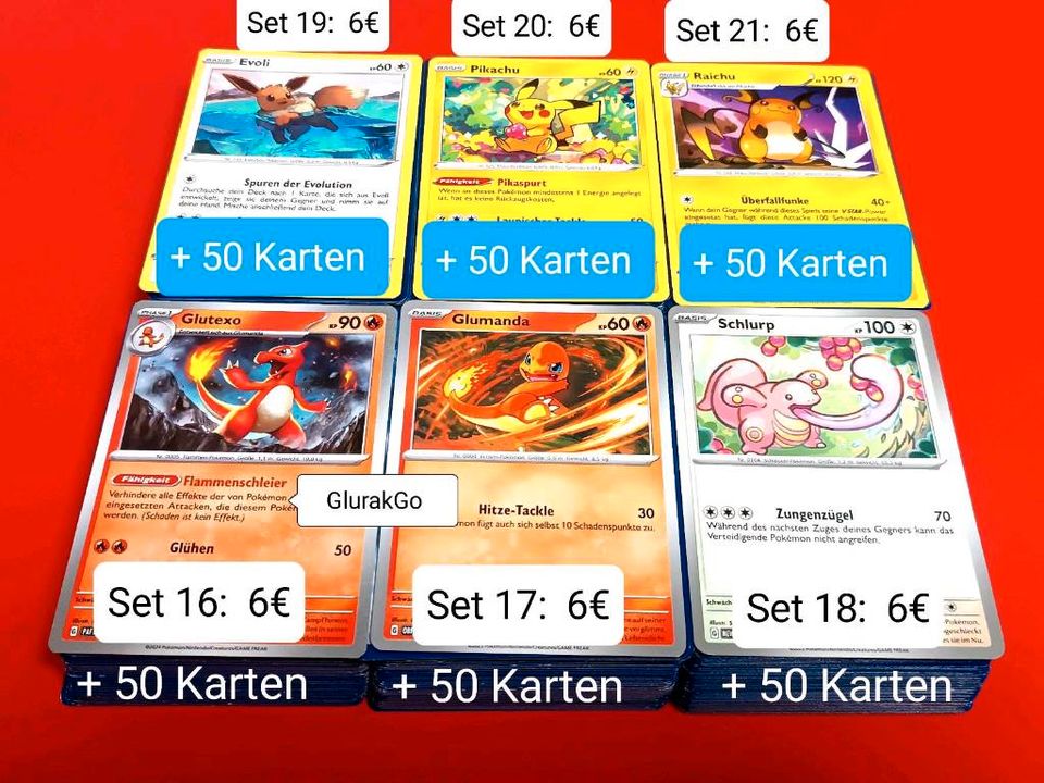 Pokemon Karten 50 100 150 200 Sammelkarten Geburtstag Ostern in Stuttgart
