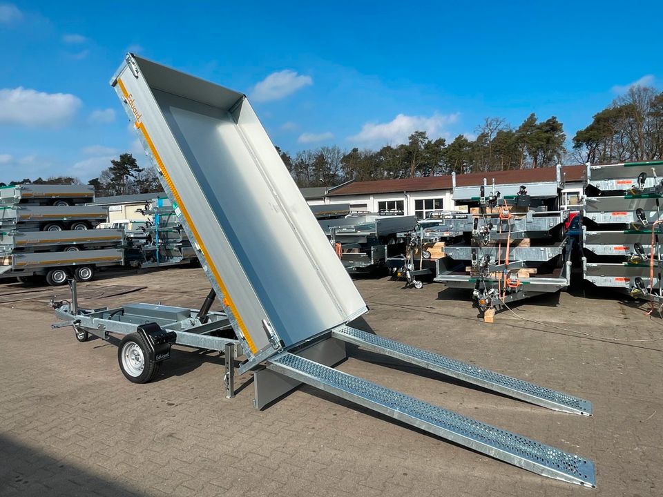 ✅ Eduard E-Kipper 1800 kg 311x160x30 cm Alu NEU Rampen LH 66 S in Schöneiche bei Berlin