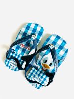 Havaianas Donald Duck blaue Zehen Sandalen Flip Flop Gr. 23 24 Hessen - Mörfelden-Walldorf Vorschau