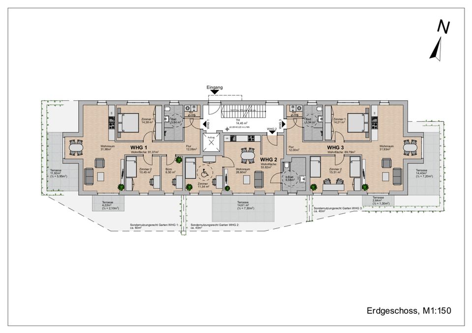 KfW-Förderung möglich! Laatzen: Schlüsselfertige 4-Zimmer-Neubauwohnung mit Balkon. in Laatzen