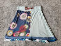 Rock Desigual XL 38 / 40 Blumen blau hellblau A-Linie Bayern - Rudelzhausen Vorschau