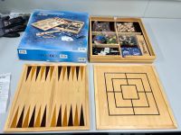 Backgammon : Spielesammlung aus Holz. Schach, Domino, Nordrhein-Westfalen - Sankt Augustin Vorschau