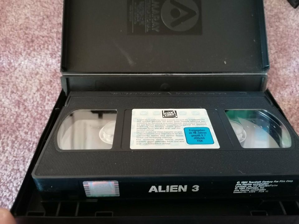 VHS Alien 1, Aliens 2 Super Pack Alien, Alien 3 und Alien 4 Video in Lübben
