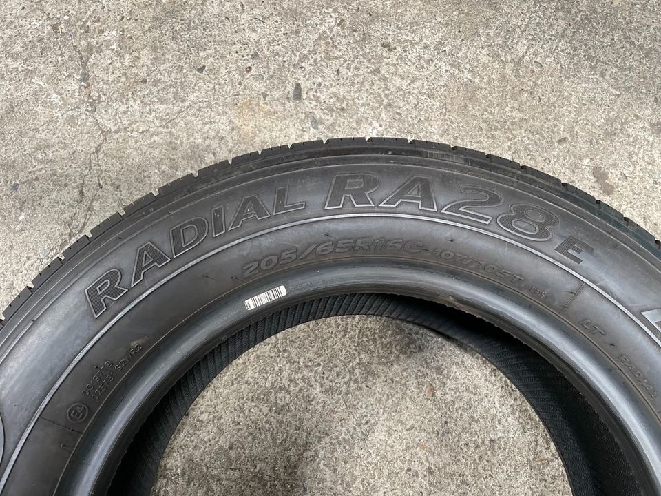 2x Sommerreifen 205 65 R16C 107/105T Hankook Radial RA28E in Giebelstadt