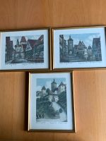 3 orig. Radierungen von Rothenburg Bayern - Bad Kissingen Vorschau