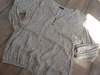 More&More Bluse 38 weiß beige gold Muster Gummizug Viskose Düsseldorf - Friedrichstadt Vorschau