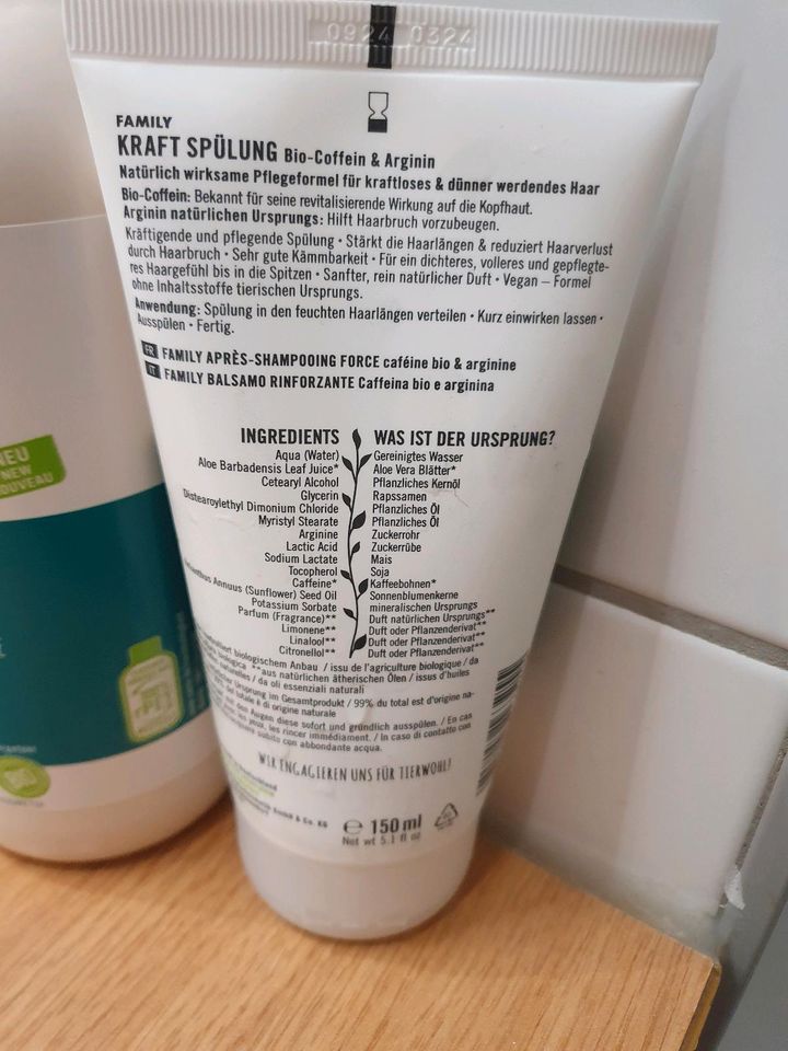Sante Kraft Shampoo und Spülung 1x benutzt Bio in Leipzig - Leipzig,  Zentrum-Ost | eBay Kleinanzeigen ist jetzt Kleinanzeigen
