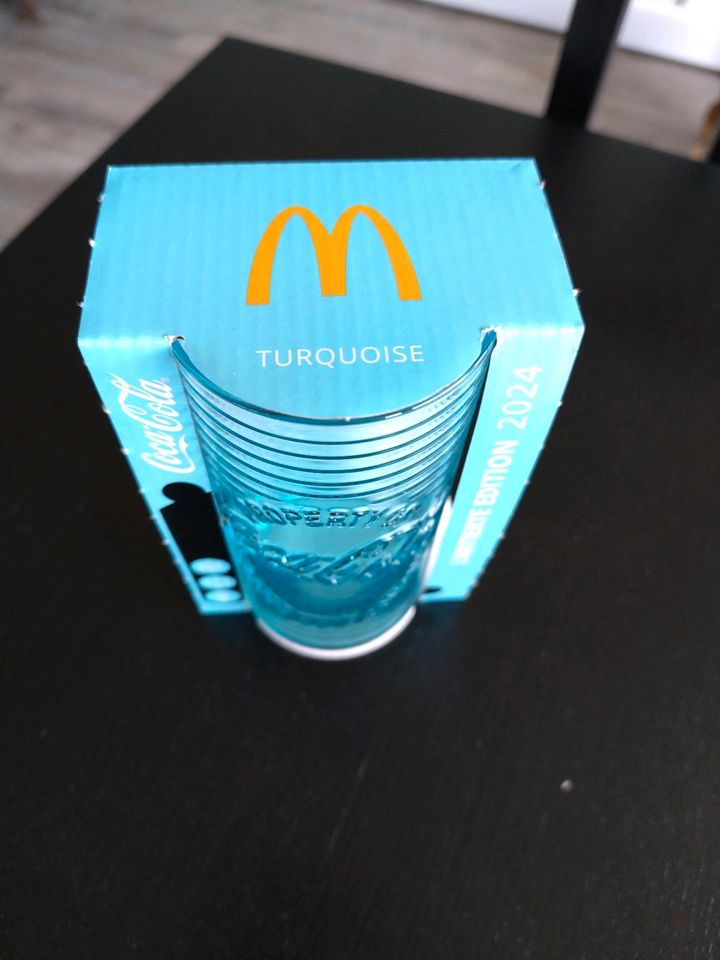 Sammelglas McDonald's 2024 limited edition türkis OVP in Minden