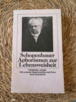 Schopenhauer Aphorismen zur Lebensweisheit Mitte - Tiergarten Vorschau
