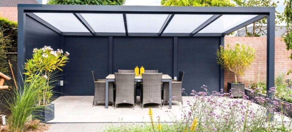 Alu Premium Terrassenüberdachung VSG 6m Breite X 3m Tiefe in Naunhof