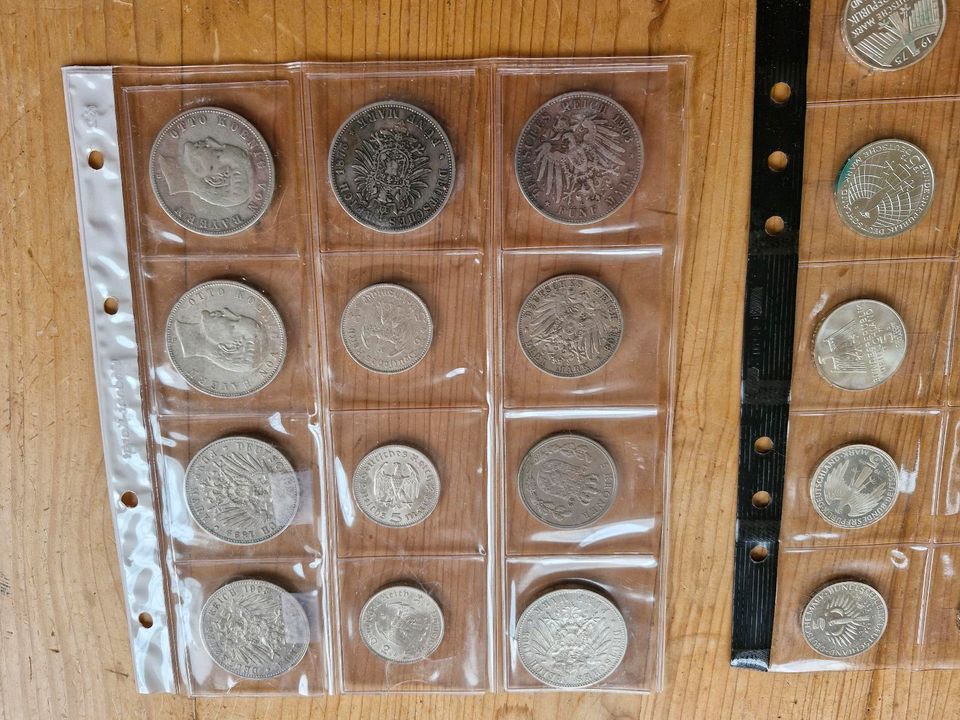 Münzsammlung Silbermünzen Kaiserreich 3. Reich Hindenburg 10 Mark in Dirmstein