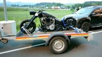 Motorrad Anhänger [m/o Plane] mieten Quad Harley Urlaub Mofa Kfz Hessen - Wiesbaden Vorschau