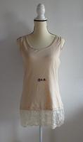 Damen Top Sommertop beige Spitze Laura Torelli Collection Gr. M Bayern - Egling Vorschau