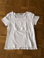 Damen T-Shirt, Prägedruck auf der Brust, Gr. M, weiss, Kurzarm Kr. München - Haar Vorschau