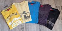 4 T-Shirts + 1 Langarmshirt (Rossi,S.Oliver,Billabong) Größe 140 Bayern - Sulzfeld im Grabfeld Vorschau