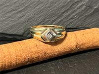 Ring / 585 (14ct.) Gelbgold mit Diamantbesatz / Goldschmuck T2472 Berlin - Tempelhof Vorschau