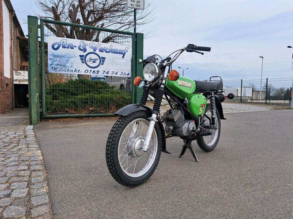 Simson S51 4Gang Baujahr 1986 mit 60km/h Papieren in Altenburg