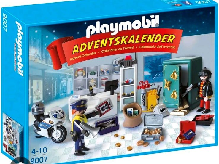 PLAYMOBIL 9007 Adventskalender Polizeieinsatz im Juweliergeschäft in Leipzig