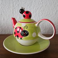 Süße Kaffee/ Teekombi mit Kännchen und Tasse Lübeck - St. Lorenz Süd Vorschau