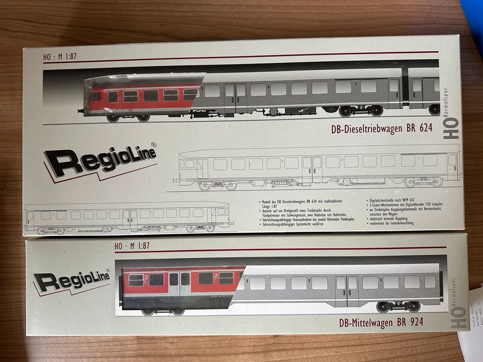 Bemo Dieseltriebwagen BR 624 Ep. V und Mittelwagen! Spur H0 in Coesfeld