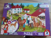 Puzzle 100 Teile Schleich Pferde Reiterhof Motiv Mädchen wie neu Baden-Württemberg - Eisingen Vorschau