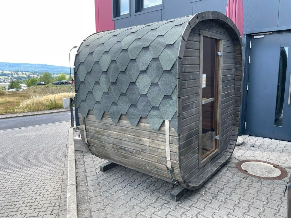 Quadro Sauna | 1,8m | Gartensauna | Balkon Sauna | 2 Ebenen in Eichenzell