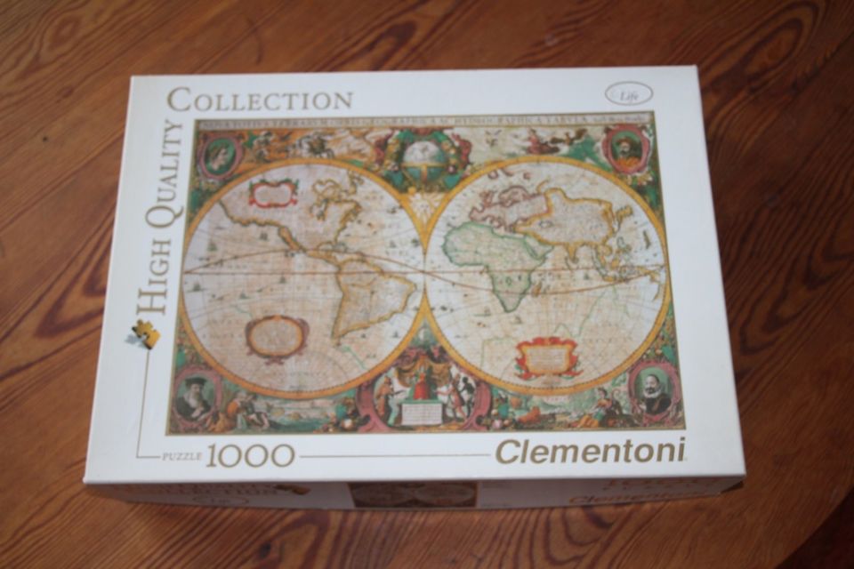 Clementoni High Quality Puzzle 1000 Teile "Alte Weltkarte", 67x47 in Flensburg