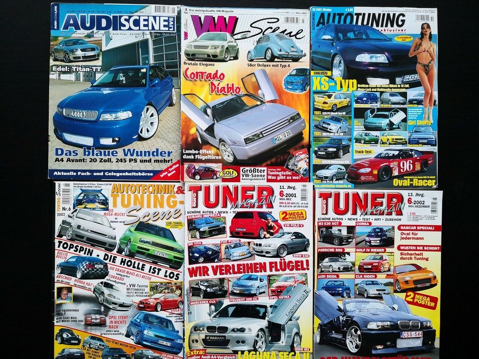 Tuning Magazine von VW, Audi, Opel aus 2001-2003 in Schwerin