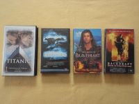 VHS, Video „Titanic“, „Frankenstein“, „Braveheart“, „Backdraft“ Sachsen - Bockau Vorschau