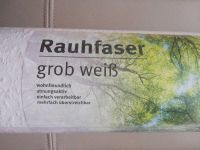 1 Rolle Rauhfaser grob weiß Neu u. Original verpackt Baden-Württemberg - Mulfingen Vorschau