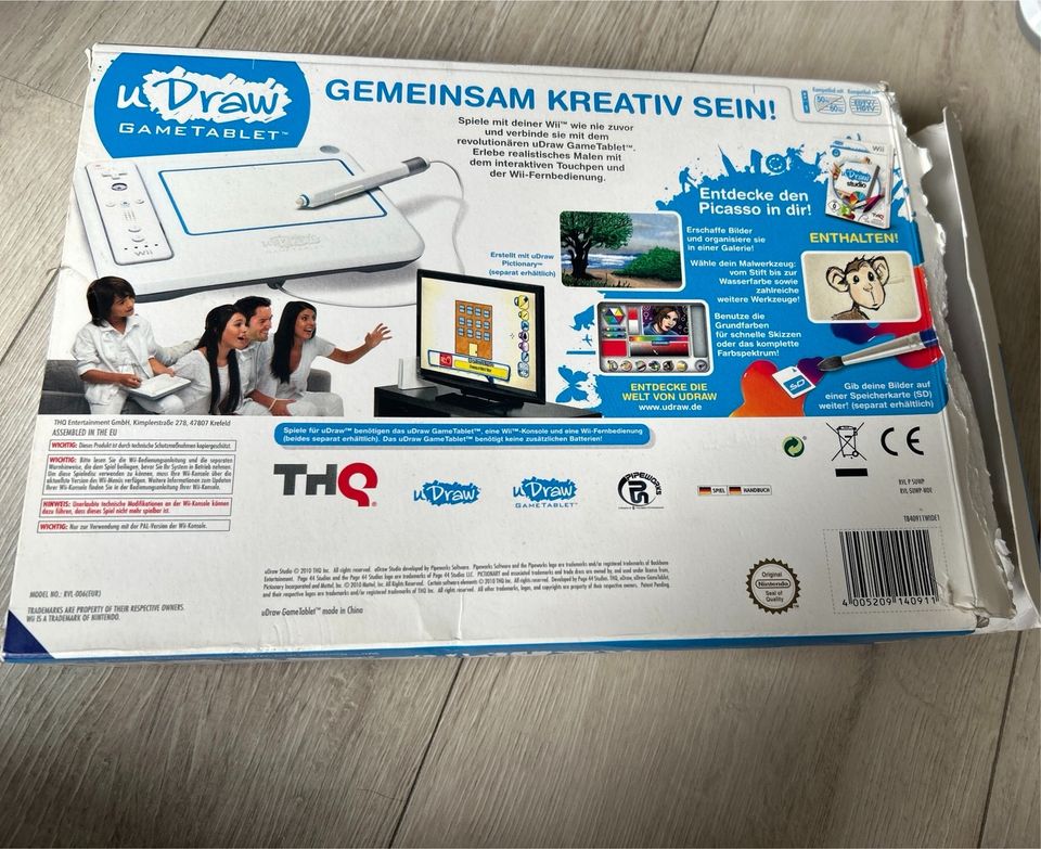 Nintendo Wii uDraw Game Tablet inkl. 2 Spiele in Dessau-Roßlau