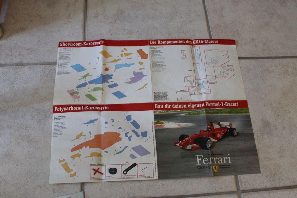 Kyosho Ferrari F 2004 M. Schumacher 1:8 DeAgostini Verbrenner 3 X in Iserlohn