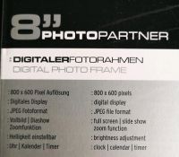 Digitaler Fotorahmen 8" - defekt Baden-Württemberg - Oberboihingen Vorschau