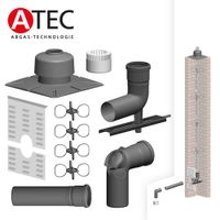 ATEC Abgas Komplettpaket Schacht 1570 DN80 / 125 - bis 15m Set Nordrhein-Westfalen - Metelen Vorschau