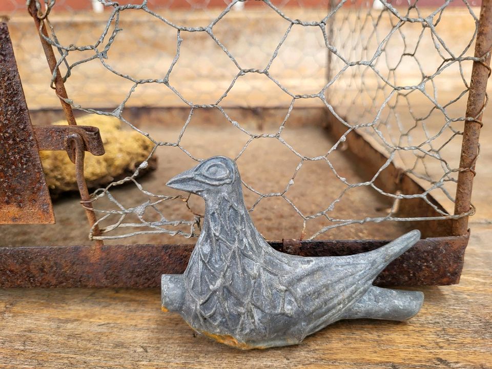 Vogelbauer Vogelkäfig Gartendeko Metall Landhaus in Fintel