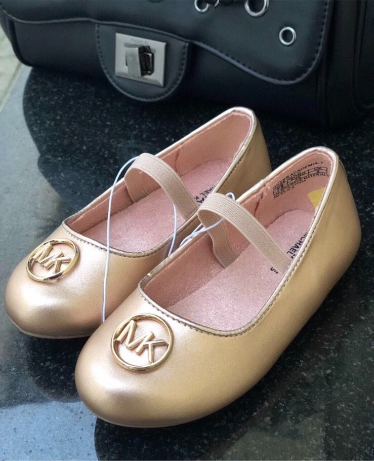 MK Michael Kors ‼️Roségold Kinder Ballerina Leder Neu‼️ in Frankfurt am Main