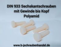 DIN 933 Maschinenschrauben Sechskantschrauben Kunststoff M4-M12 Bielefeld - Sennestadt Vorschau