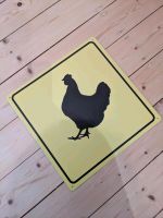Schild mit Hühnchen, Chicken sign Nordrhein-Westfalen - Eschweiler Vorschau