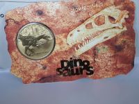 Sammelmünze Dinosaurs Dromaeosaurus 1 Dollar Tuvalu 2002 West - Sindlingen Vorschau