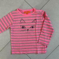 Cooles Glitzer-Shirt Longsleeve neon STACCATO Gr. 86 Katze Stuttgart - Zuffenhausen Vorschau