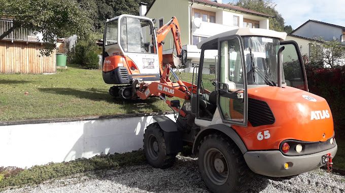 Erdarbeiten Bagger Minibagger Baggerarbeiten Gartenbau in Simbach